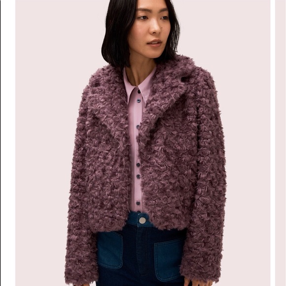 kate spade Jackets & Blazers - Kate Spade Retired Faux Fur Jacket